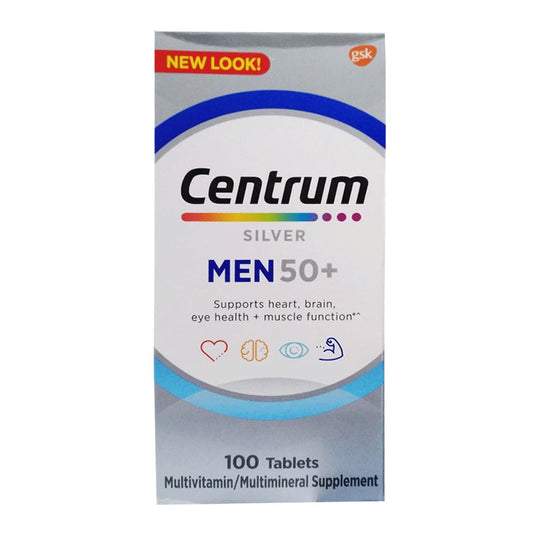 Centrum Silver Men 50+, 100 Ct - My Vitamin Store