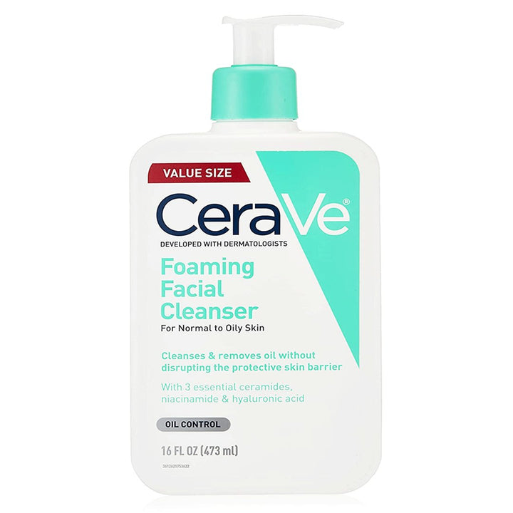 CeraVe Foaming Facial Cleanser, 473ml - My Vitamin Store