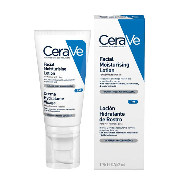CeraVe PM Facial Moisturizing Lotion, 52ml - My Vitamin Store