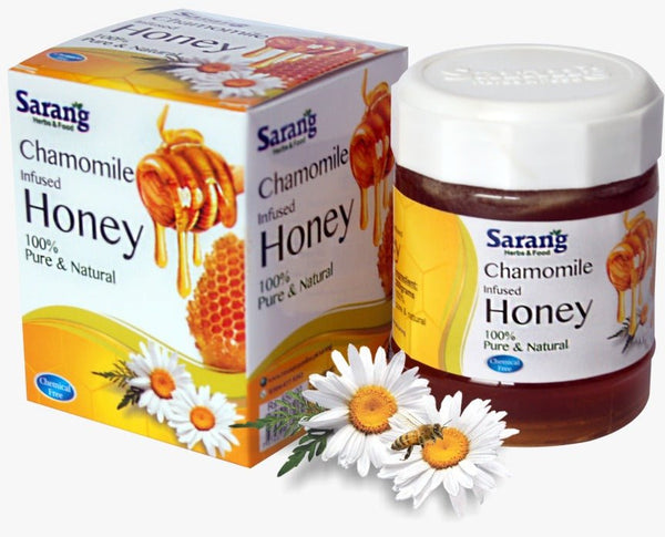 Chamomile Infused Honey, 200g - Sarang - My Vitamin Store