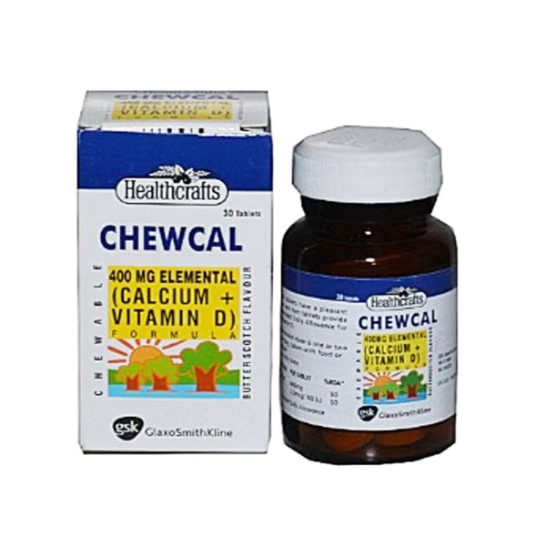 Chewcal Tablet, 30 Ct - GSK - My Vitamin Store