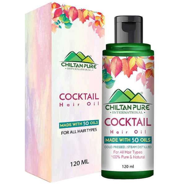 Cocktail Hair Oil, 120ml - Chiltan Pure - My Vitamin Store
