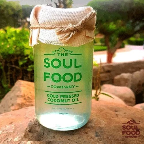 Cold Pressed Coconut Oil, 300g - The Soul Food Company - My Vitamin Store