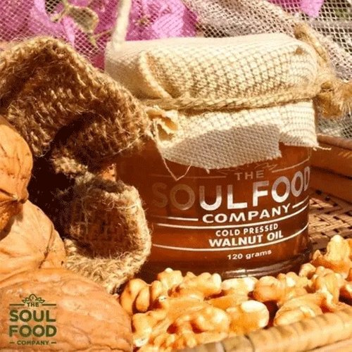 Cold Pressed Walnut Oil, 120g - The Soul Food Company - My Vitamin Store