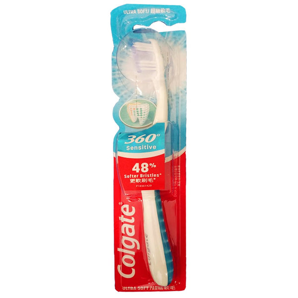 Colgate 360 Sensitive Pro-Relief Ultra Soft Toothbrush (Blue), 1 Ct - My Vitamin Store