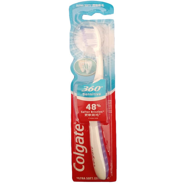 Colgate 360 Sensitive Pro-Relief Ultra Soft Toothbrush (Purple), 1 Ct - My Vitamin Store