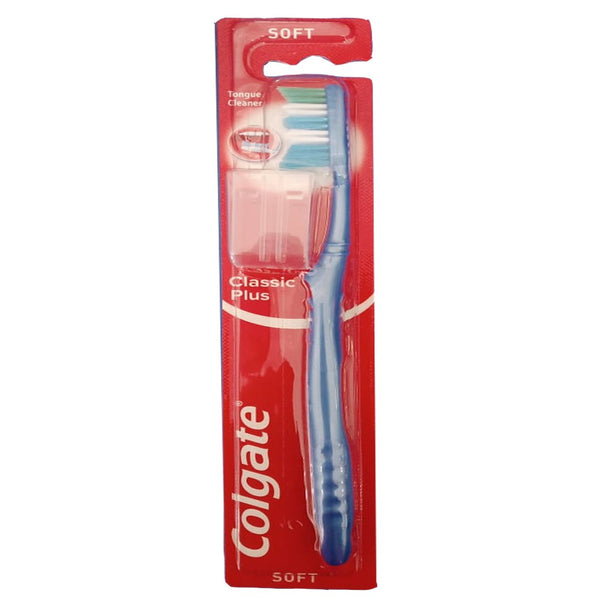 Colgate Classic Plus Soft Toothbrush (Blue), 1 Ct - My Vitamin Store