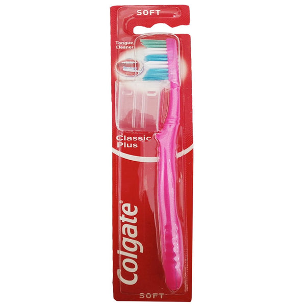 Colgate Classic Plus Soft Toothbrush (Pink), 1 Ct - My Vitamin Store