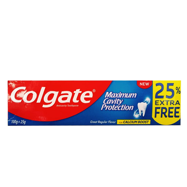 Colgate Maximum Cavity Protection Toothpaste, 125g - My Vitamin Store