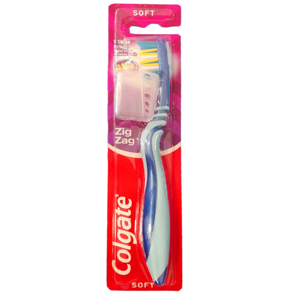 Colgate ZigZag Soft Toothbrush (Blue), 1 Ct - My Vitamin Store