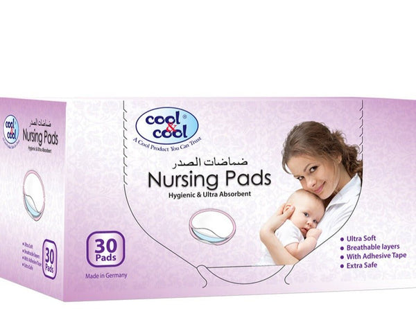 Cool & Cool Nursing Pads Hygienic & Ultra Absorbent, 30 Ct - My Vitamin Store
