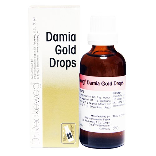 Damia Gold Drops for Sexual Weakness - Dr. Reckeweg - My Vitamin Store