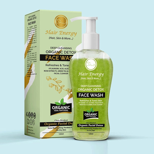 Deep Cleansing Organic Detox Face Wash - Hair Energy - My Vitamin Store