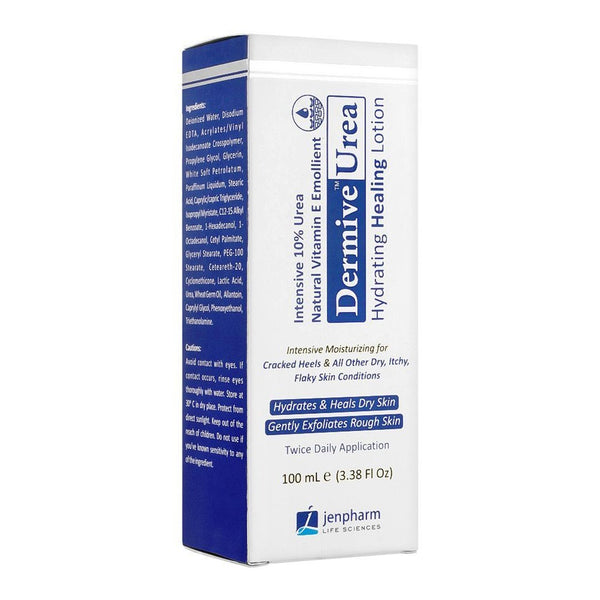 DermiVe Urea Hydrating Healing Lotion, 100ml - Jenpharm - My Vitamin Store
