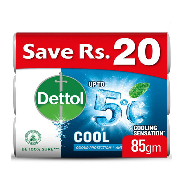 Dettol Soap Cool (3 x 85g) - My Vitamin Store