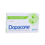 Dopacone (Levodopa/Carbidopa/Entacapone) 150/37.5/200mg, 30 Ct - Getz Pharma