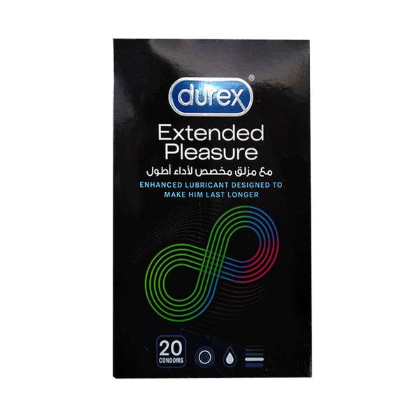Durex Extended Pleasure Condoms, 20 Ct - My Vitamin Store