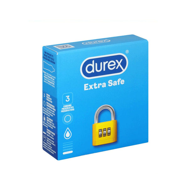 Durex Extra Safe Condoms, 3 Ct - My Vitamin Store