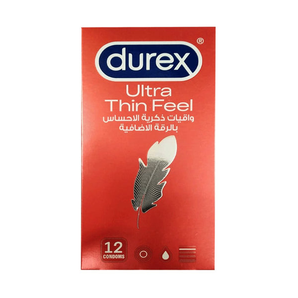 Durex Feel Ultra Thin Condoms, 12 Ct - My Vitamin Store
