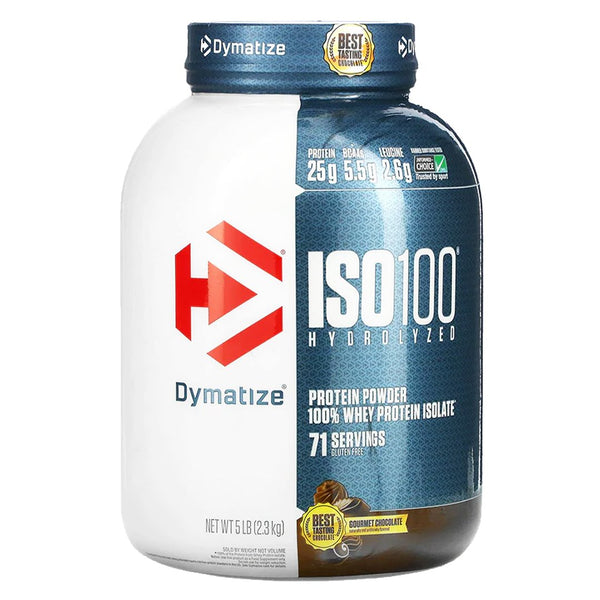 Dymatize ISO100 Hydrolyzed Whey Protein (Gourmet Chocolate), 5 lbs - My Vitamin Store