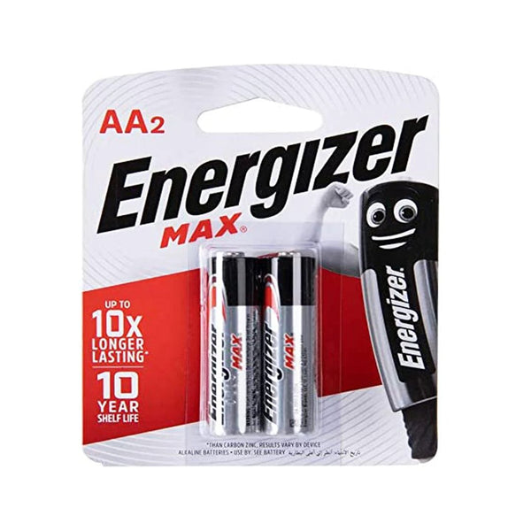 Energizer Max AA Batteries, 2 Ct - My Vitamin Store
