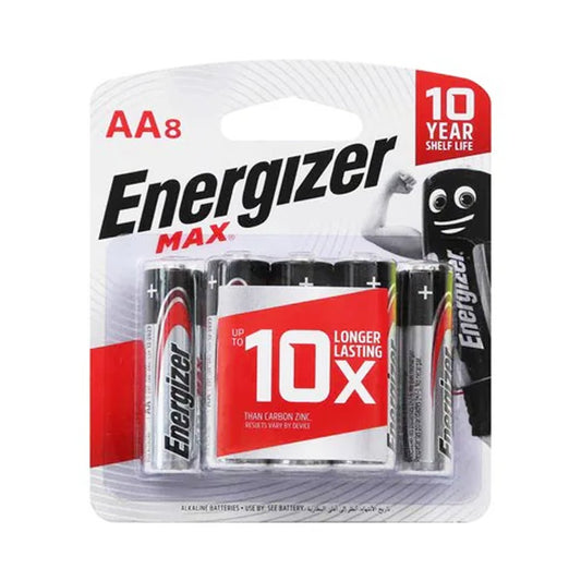 Energizer Max AA Batteries, 8 Ct - My Vitamin Store