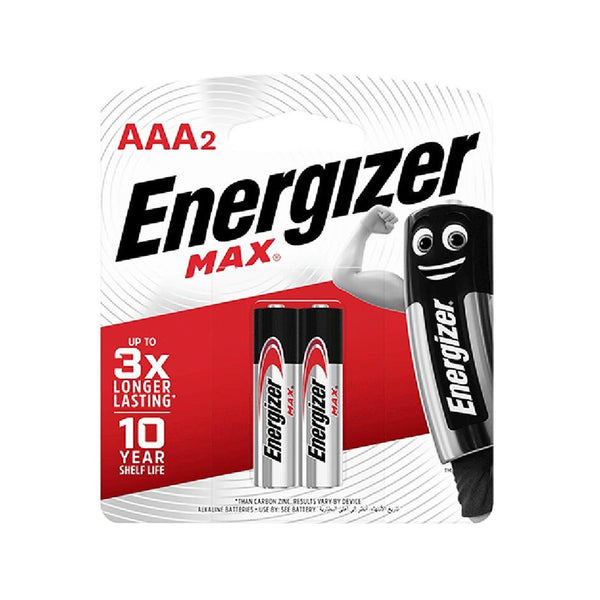 Energizer Max AAA Batteries, 2 Ct - My Vitamin Store