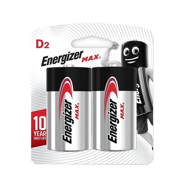 Energizer Max D Batteries, 2 Ct - My Vitamin Store