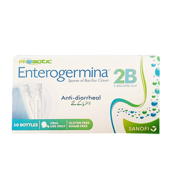 Enterogermina 2 Billion Probiotic Bottles, 10 Ct - Sanofi - My Vitamin Store