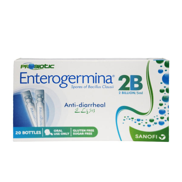 Enterogermina 2 Billion Probiotic Bottles, 20 Ct - Sanofi - My Vitamin Store