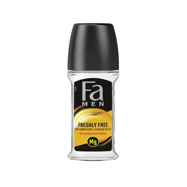 Fa Men Freshly Free Lime & Ginger Scent Roll On with Mg, 50ml - My Vitamin Store