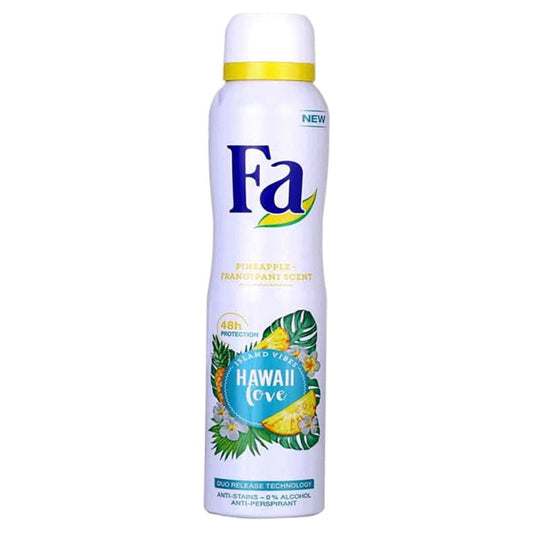Fa Pineapple Frangipani Scent Hawaii Love Antiperspirant Spray, 200ml - My Vitamin Store