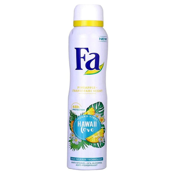 Fa Pineapple Frangipani Scent Hawaii Love Antiperspirant Spray, 200ml - My Vitamin Store