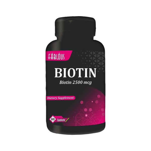 Fablous Biotin 2500 mcg, 60 Ct - My Vitamin Store