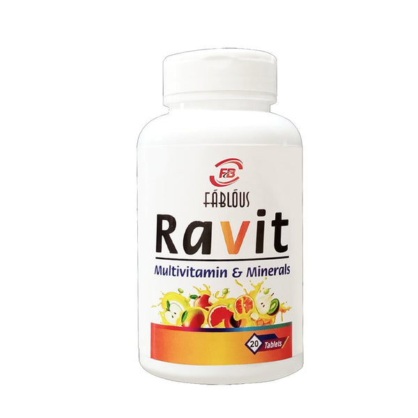 Fablous Ravit Multivitamin & Minerals, 20 Ct - My Vitamin Store