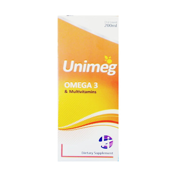 Fablous Unimeg (Omega 3 & Multivitamins), 200ml - My Vitamin Store