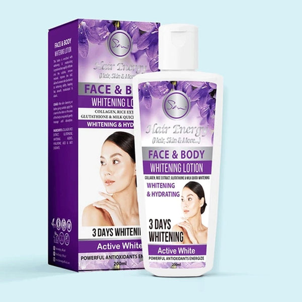 Face & Body Whitening Lotion - Hair Energy - My Vitamin Store