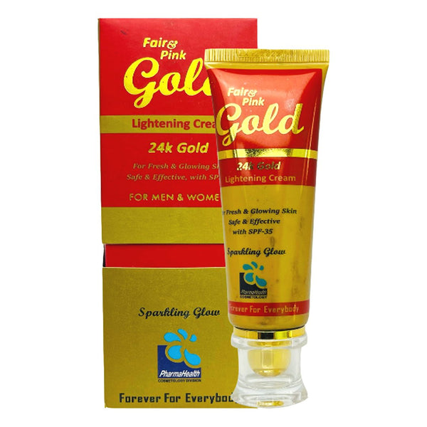 Fair & Pink 24K Gold Lightening Cream, 30g - Pharma Health - My Vitamin Store