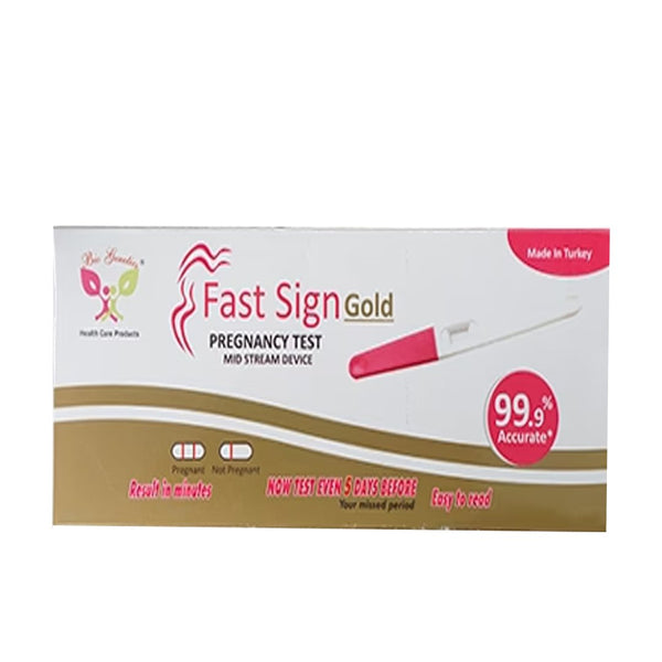 Fast Sign Gold Pregnancy Test Mid Stream Device, 1 Ct - My Vitamin Store