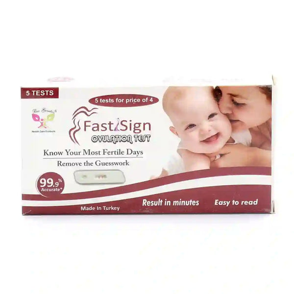 Fast Sign Ovulation Test Kit, 5 Ct - My Vitamin Store