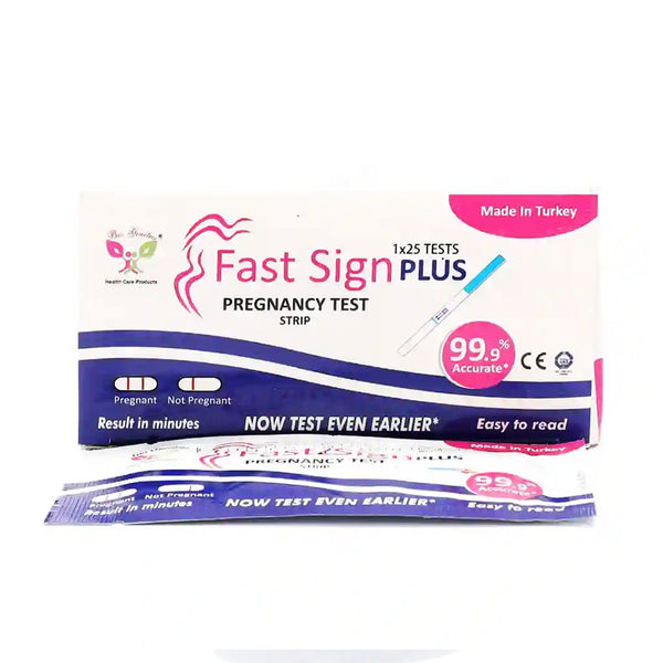Fast Sign Plus Pregnancy Test Strip Box, 25 Ct - My Vitamin Store