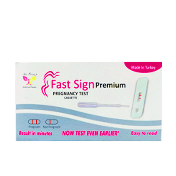 Fast Sign Premium Pregnancy Test Cassette, 1 Ct - My Vitamin Store