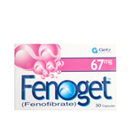 Fenoget (Fenofibrate) 67mg, 30 Ct - Getz Pharma