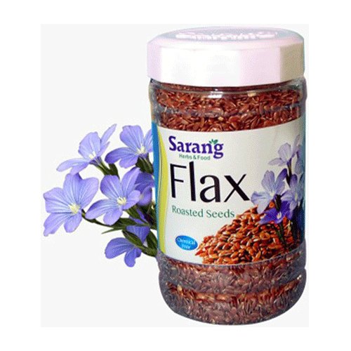 Flax Roasted Seeds, 300g - Sarang - My Vitamin Store