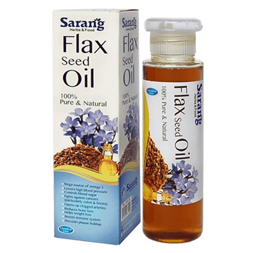 Flaxseed Oil, 100ml - Sarang - My Vitamin Store