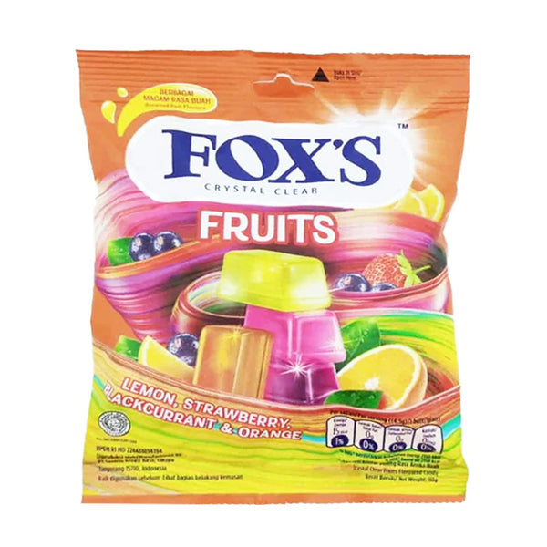 Fox's Crystal Clear Fruits, 90g - My Vitamin Store
