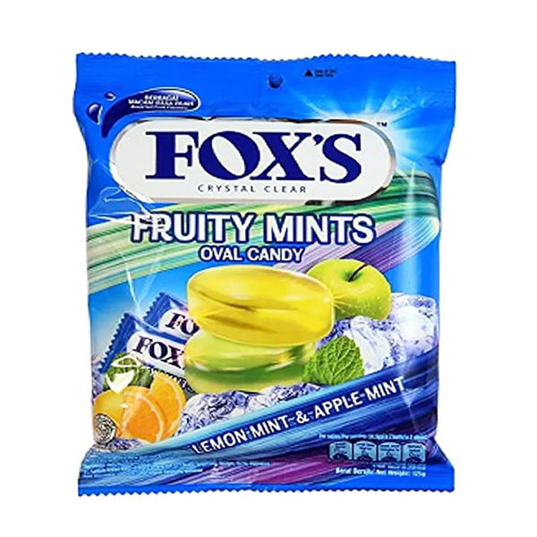 Fox's Crystal Clear Fruity Mints Oval Candy, 125 g - My Vitamin Store
