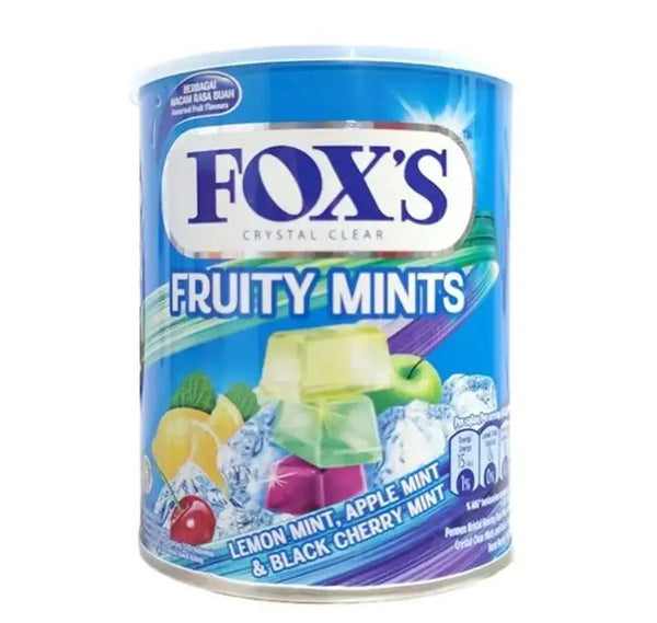 Fox's Crystal Clear Fruity Mints Tin Pack, 180 g - My Vitamin Store