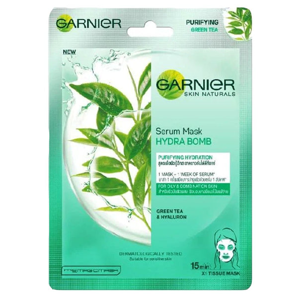 Garnier Green Tea Serum Hydra Bomb Tissue Mask - My Vitamin Store