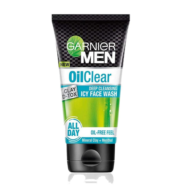 Garnier Men Oil Clear Deep Cleansing Icy Face Wash, 50ml - My Vitamin Store